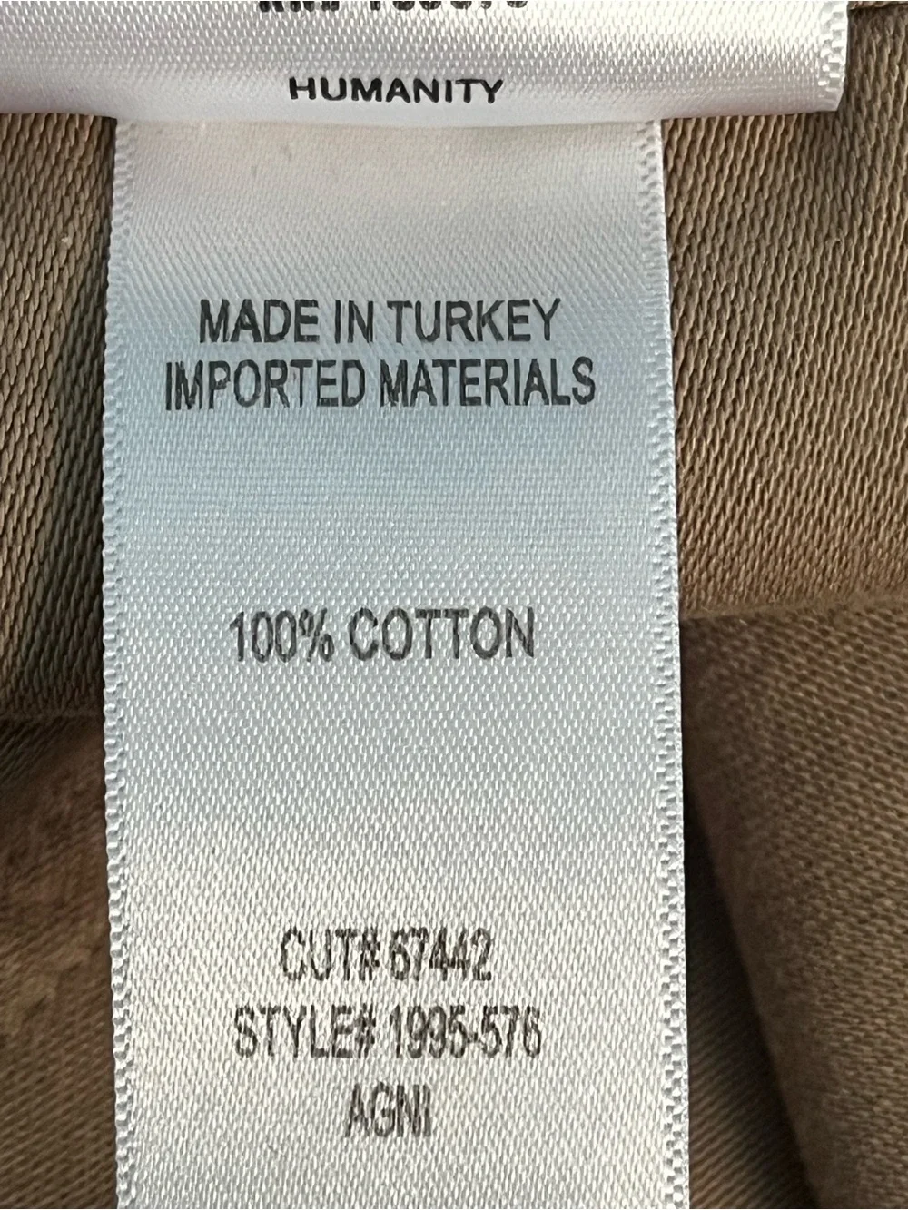 Citizens of Humanity 100% Cotton Cropped Utility Pants Size 30 Beige/Taupe